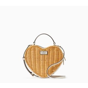 Kate Spade wicker heart bag